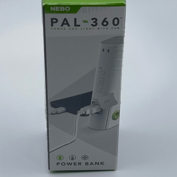 NEBO PAL-360 Power Bank Light Fan USB-C Rechargeable - Picture 9 of 16